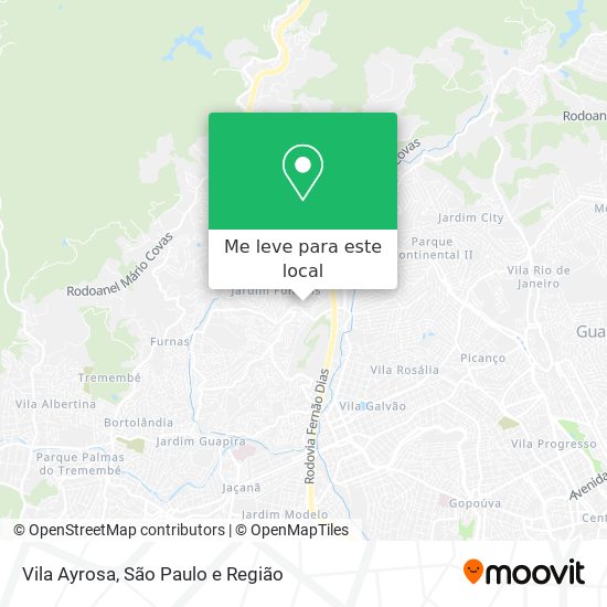 Vila Ayrosa mapa