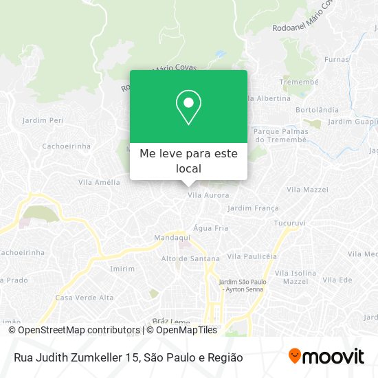Rua Judith Zumkeller 15 mapa