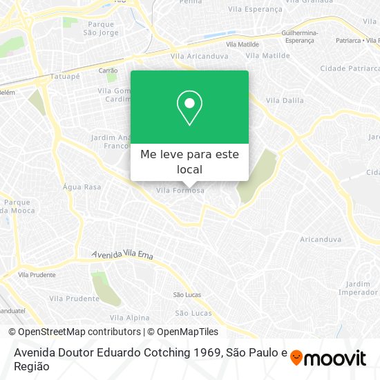 Avenida Doutor Eduardo Cotching 1969 mapa