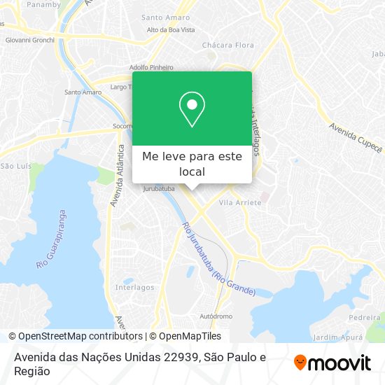 Avenida das Nações Unidas 22939 mapa