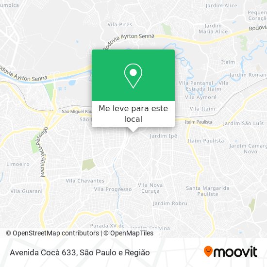 Avenida Cocà 633 mapa