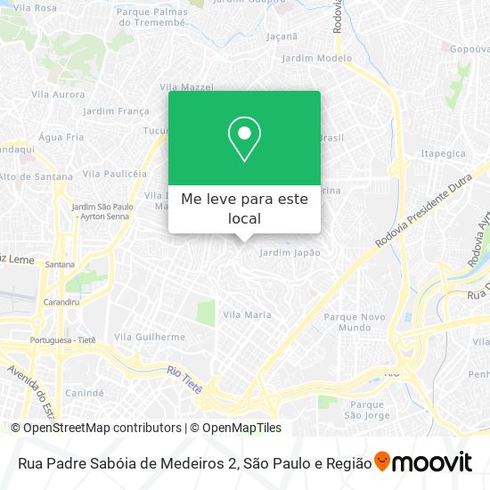 Rua Padre Sabóia de Medeiros 2 mapa