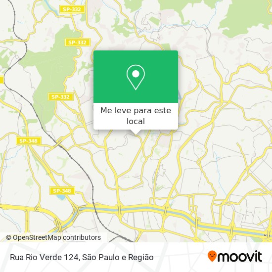 Rua Rio Verde 124 mapa