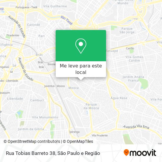 Rua Tobias Barreto 38 mapa