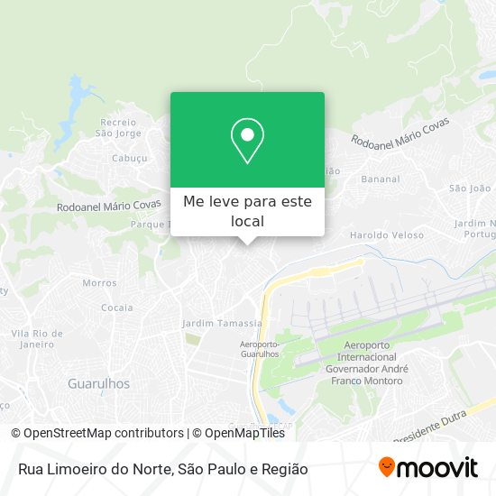 Rua Limoeiro do Norte mapa