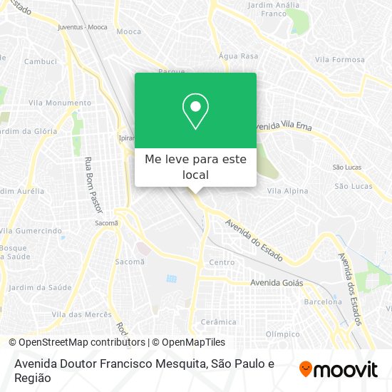 Avenida Doutor Francisco Mesquita mapa