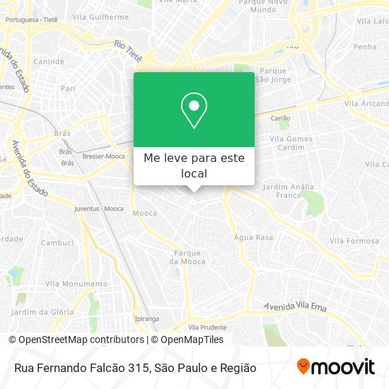 Rua Fernando Falcão 315 mapa