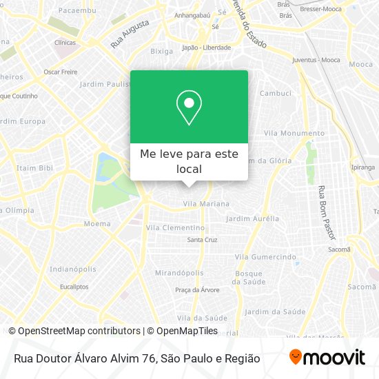 Rua Doutor Álvaro Alvim 76 mapa