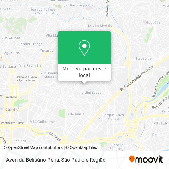 Avenida Belisário Pena mapa