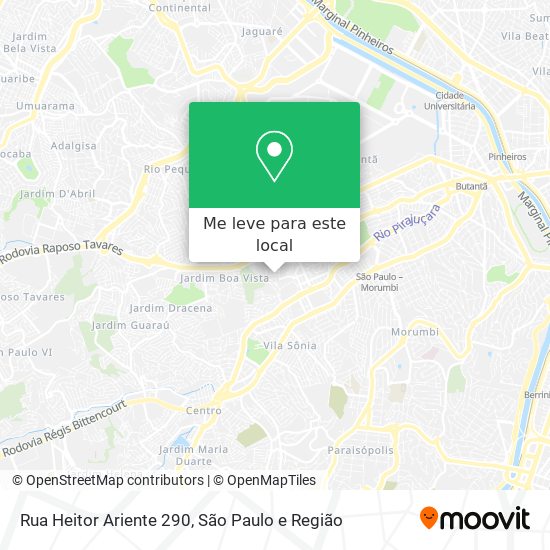Rua Heitor Ariente 290 mapa
