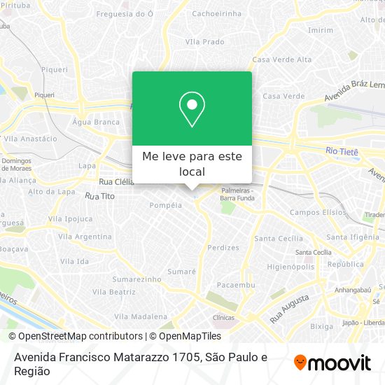 Avenida Francisco Matarazzo 1705 mapa