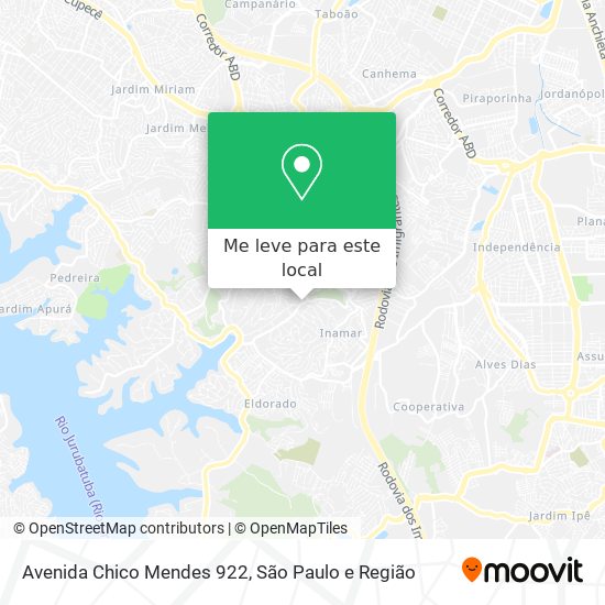 Avenida Chico Mendes 922 mapa