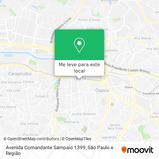 Avenida Comandante Sampaio 1399 mapa