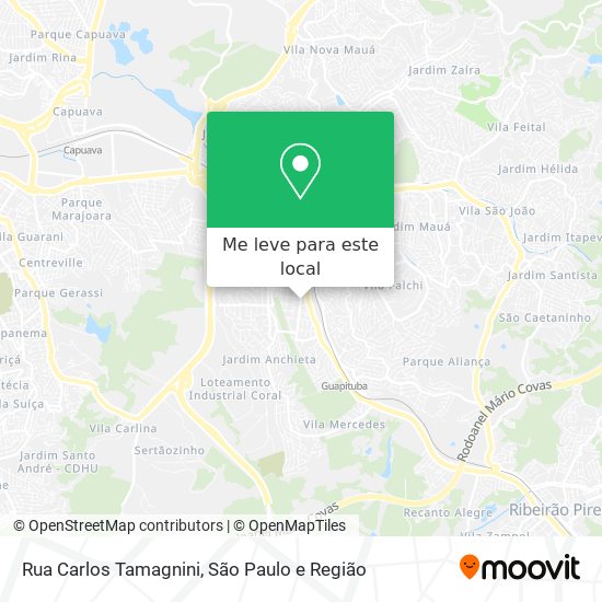 Rua Carlos Tamagnini mapa