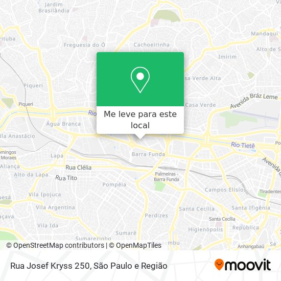 Rua Josef Kryss 250 mapa