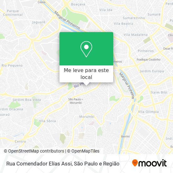 Rua Comendador Elías Assi mapa