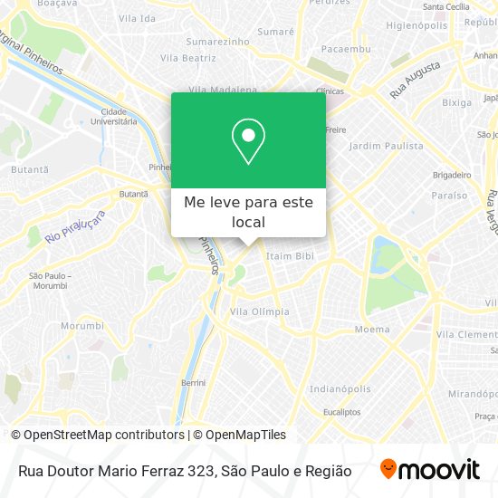 Rua Doutor Mario Ferraz 323 mapa