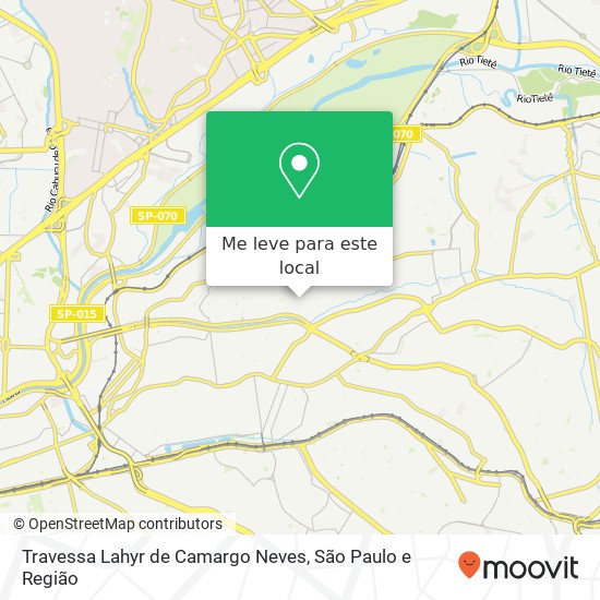 Travessa Lahyr de Camargo Neves mapa