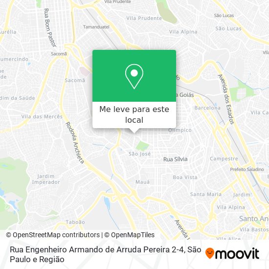 Rua Engenheiro Armando de Arruda Pereira 2-4 mapa