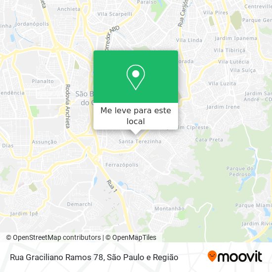 Rua Graciliano Ramos 78 mapa
