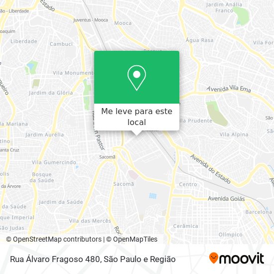 Rua Álvaro Fragoso 480 mapa