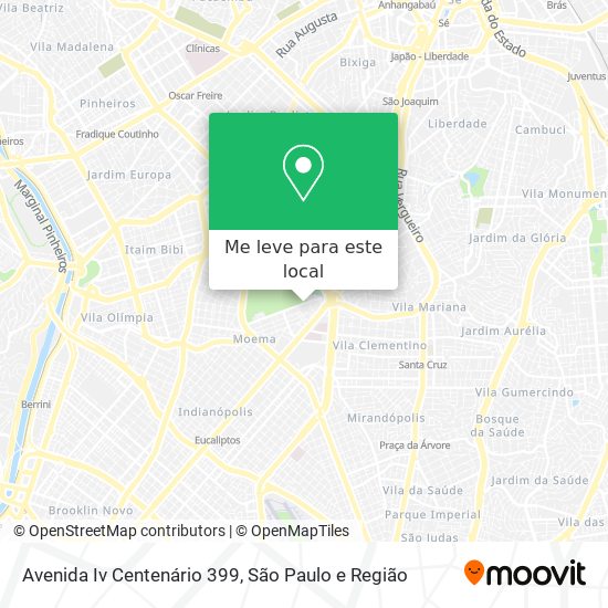 Avenida Iv Centenário 399 mapa