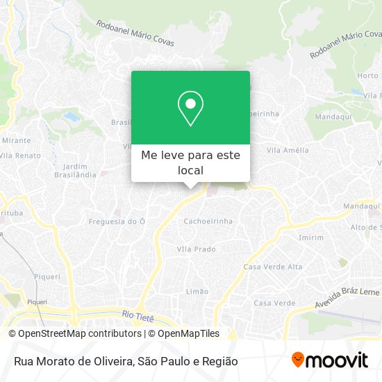 Rua Morato de Oliveira mapa