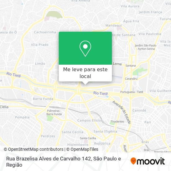 Rua Brazelisa Alves de Carvalho 142 mapa