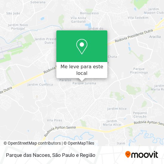 Parque das Nacoes mapa