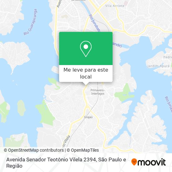 Avenida Senador Teotônio Vilela 2394 mapa
