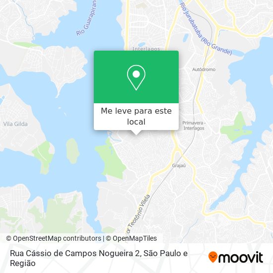 Rua Cássio de Campos Nogueira 2 mapa