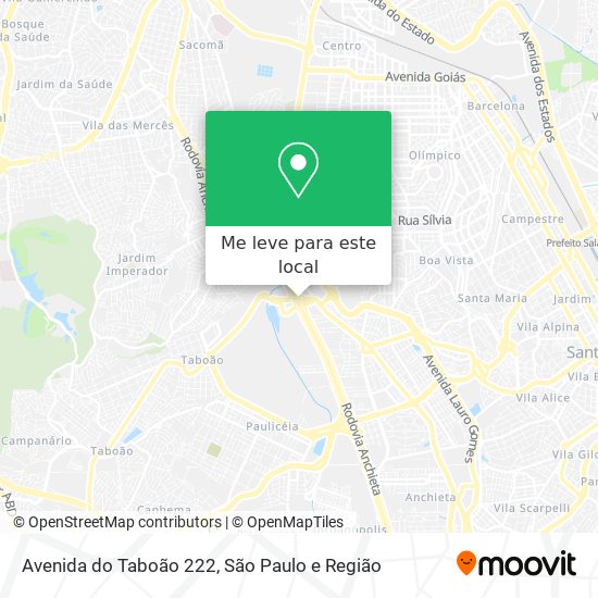 Avenida do Taboão 222 mapa