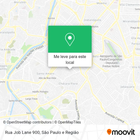 Rua Job Lane 900 mapa