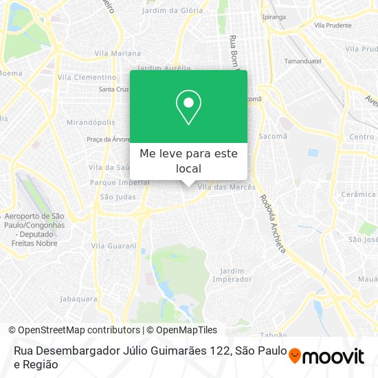 Rua Desembargador Júlio Guimarães 122 mapa