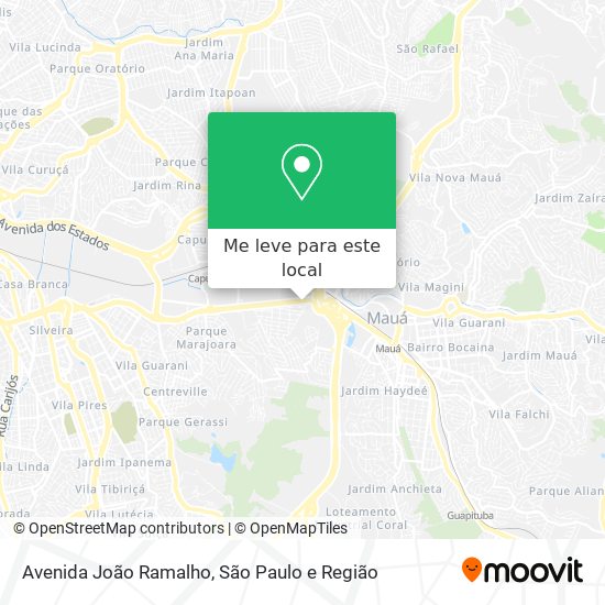 Avenida João Ramalho mapa