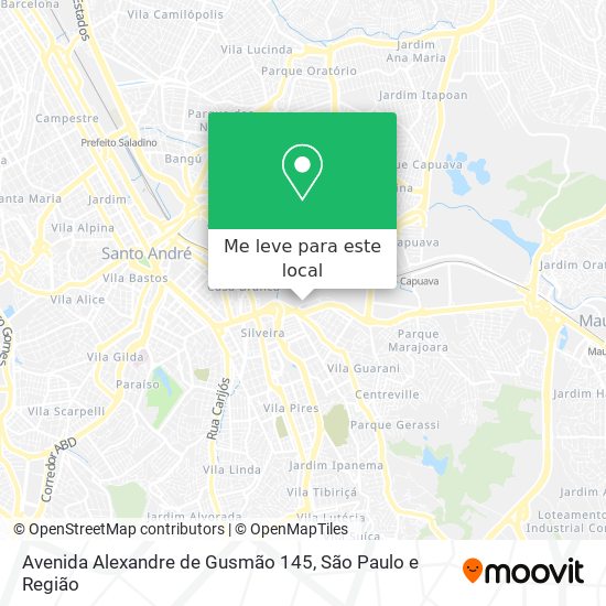 Avenida Alexandre de Gusmão 145 mapa