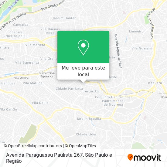 Avenida Paraguassu Paulista 267 mapa