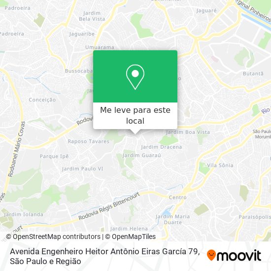 Avenida Engenheiro Heitor Antônio Eiras García 79 mapa