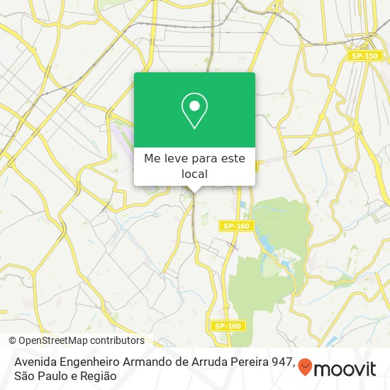 Avenida Engenheiro Armando de Arruda Pereira 947 mapa