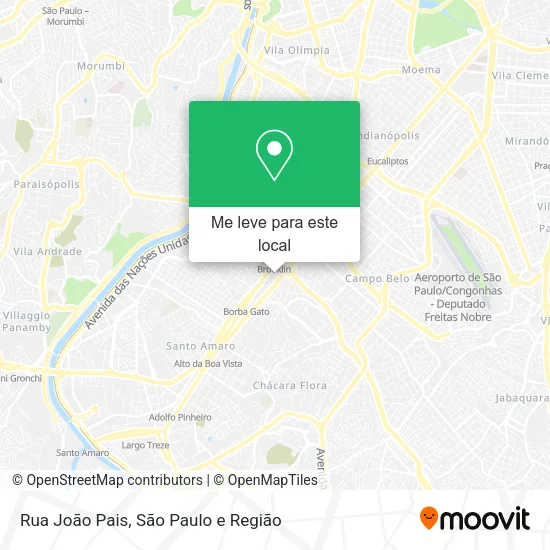 Rua João Pais mapa