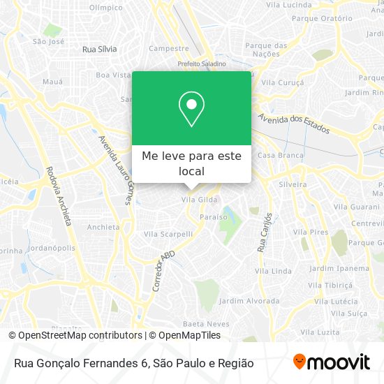 Rua Gonçalo Fernandes 6 mapa