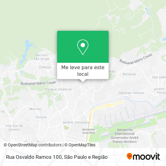 Rua Osvaldo Ramos 100 mapa