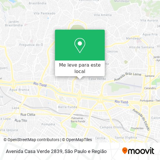 Avenida Casa Verde 2839 mapa