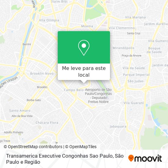 Transamerica Executive Congonhas Sao Paulo mapa
