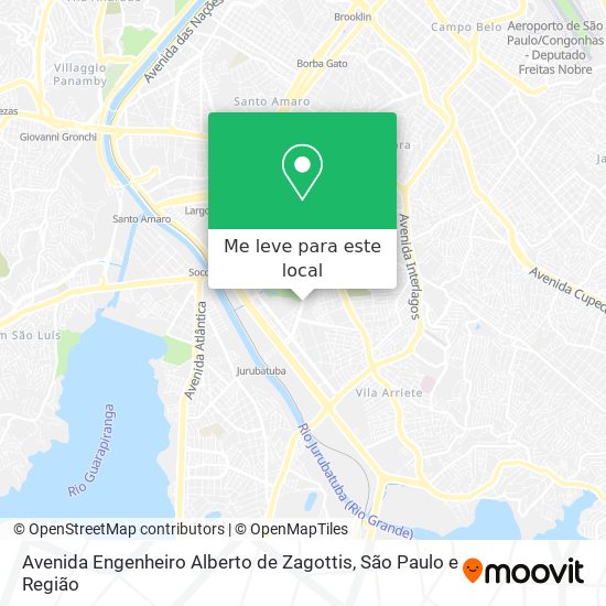 Avenida Engenheiro Alberto de Zagottis mapa