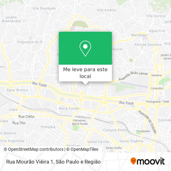 Rua Mourão Viêira 1 mapa