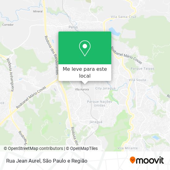 Rua Jean Aurel mapa