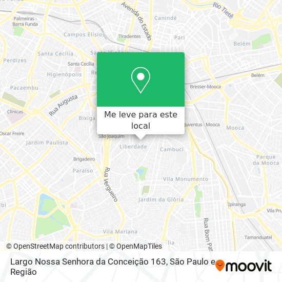 Largo Nossa Senhora da Conceição 163 mapa