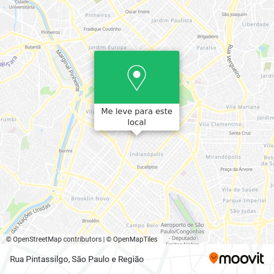 Rua Pintassilgo mapa