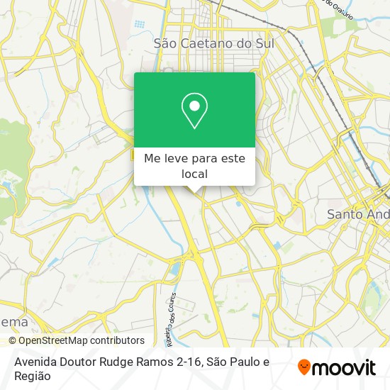 Avenida Doutor Rudge Ramos 2-16 mapa